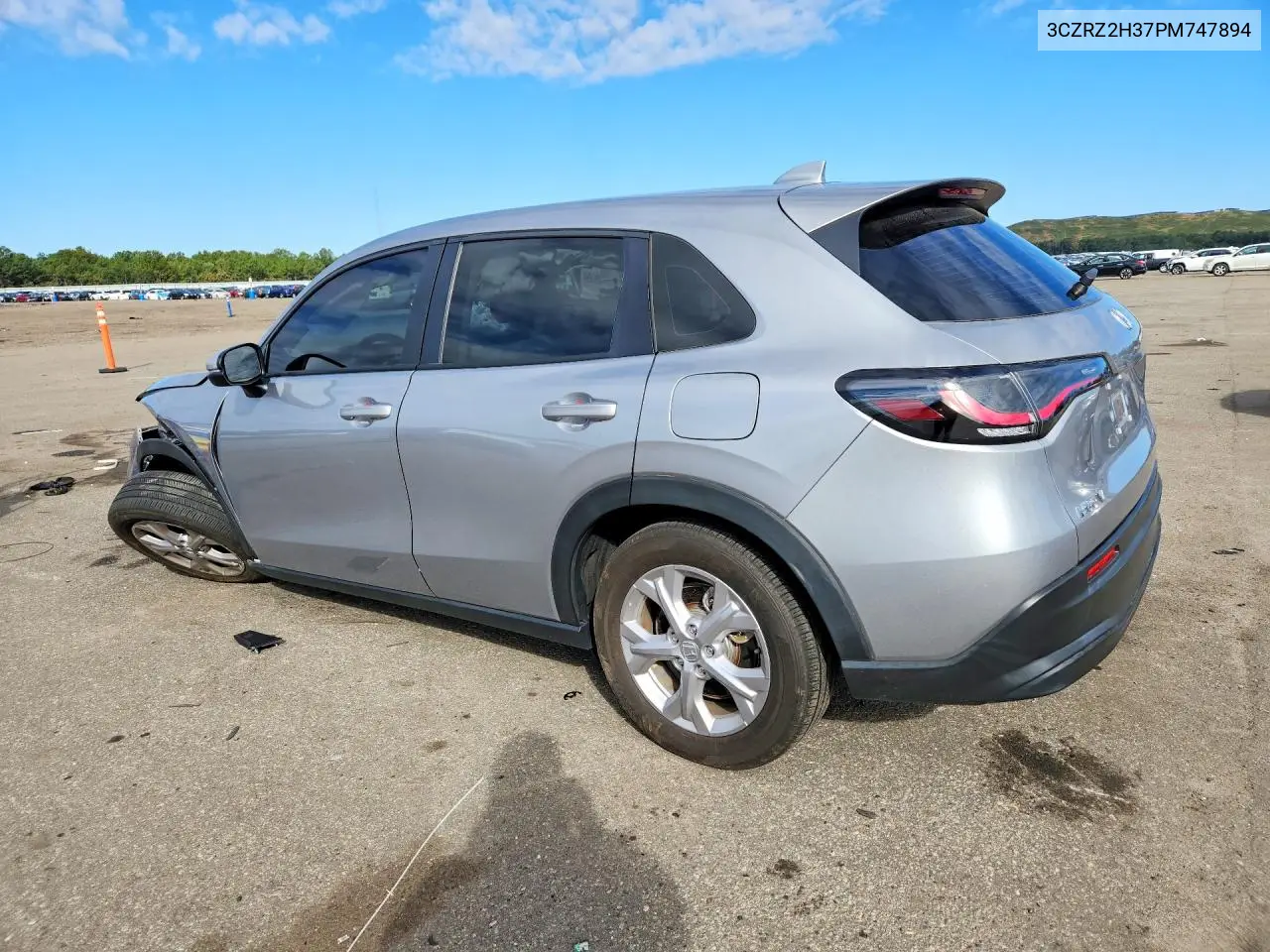 2023 HONDA HR-V VIN 3CZRZ2H37PM747894 — фото 2