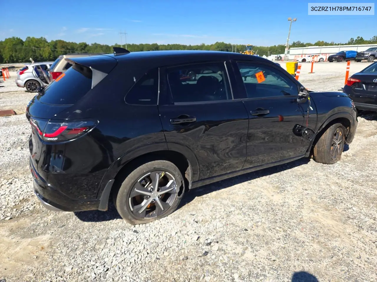 2023 HONDA HR-V VIN 3CZRZ1H78PM716747 — фото 3