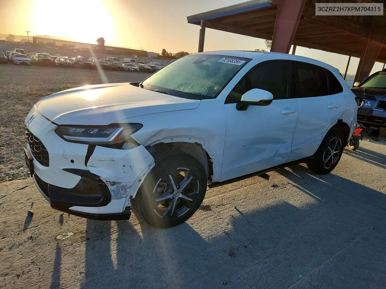 HONDA HR-V 2023, VIN 3CZRZ2H7XPM704315