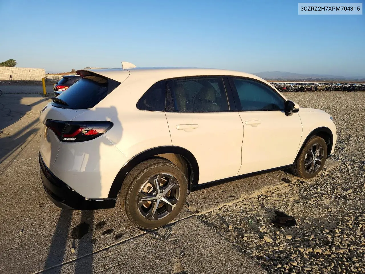 2023 HONDA HR-V VIN 3CZRZ2H7XPM704315 — фото 3