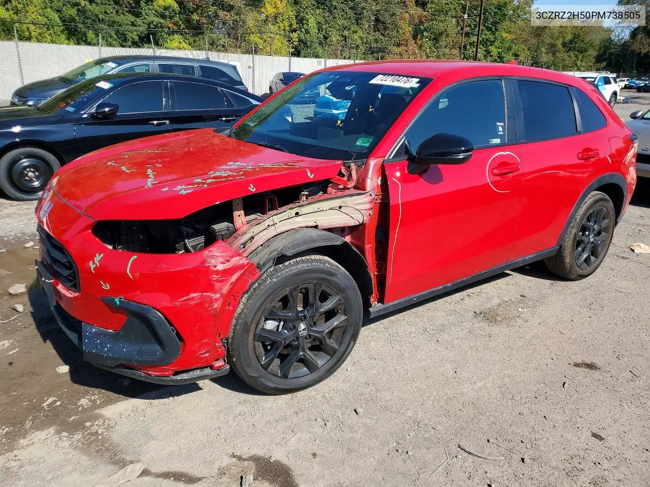 HONDA HR-V 2023, VIN 3CZRZ2H50PM738505