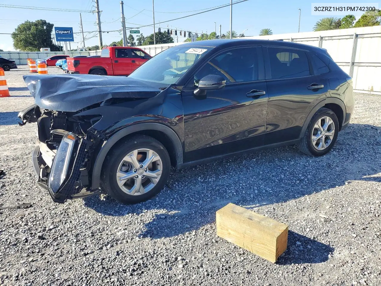 HONDA HR-V 2023, VIN 3CZRZ1H31PM742300