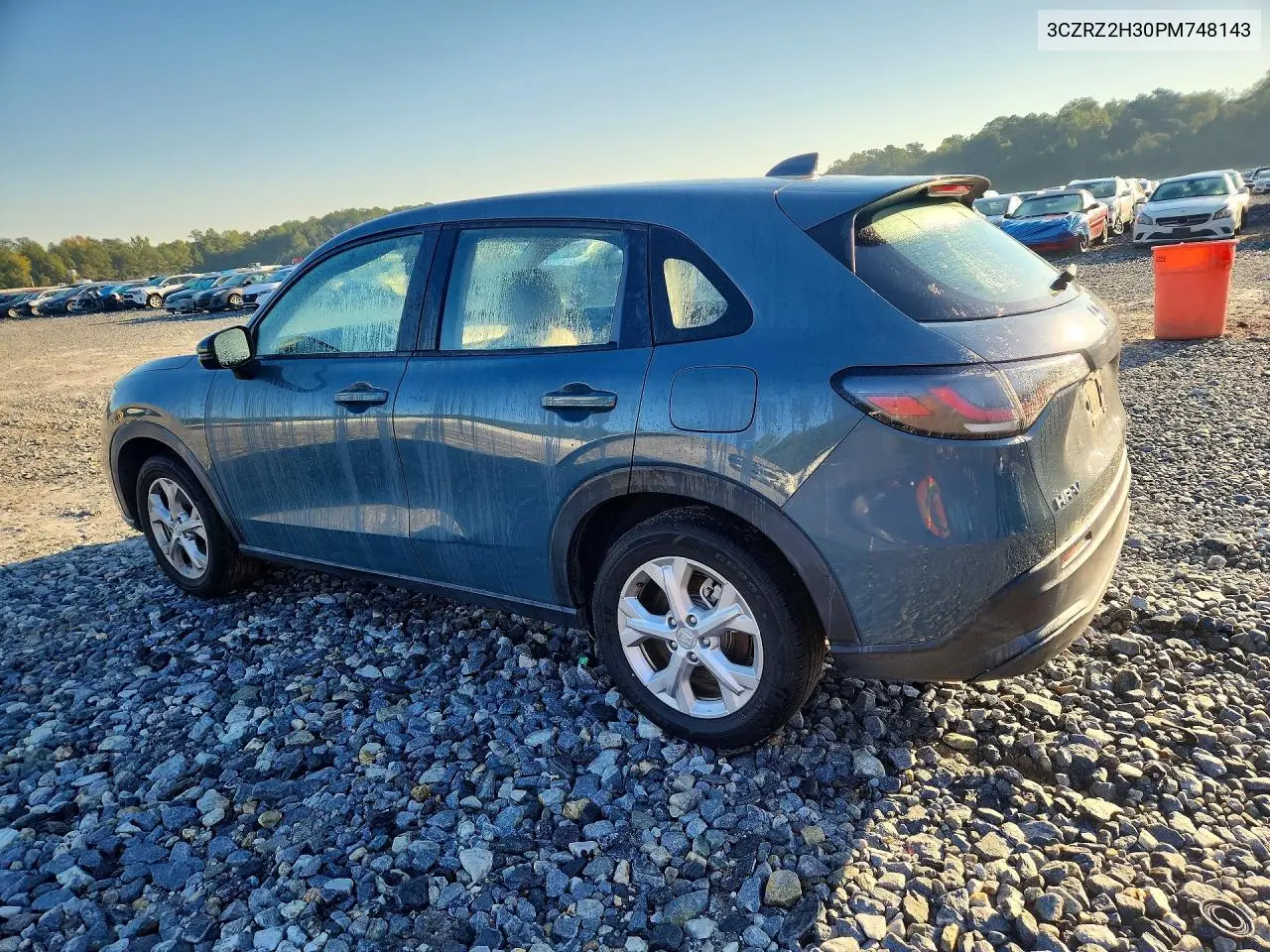 2023 HONDA HR-V VIN 3CZRZ2H30PM748143 — фото 2
