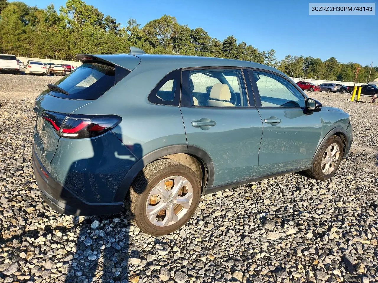 2023 HONDA HR-V VIN 3CZRZ2H30PM748143 — фото 3