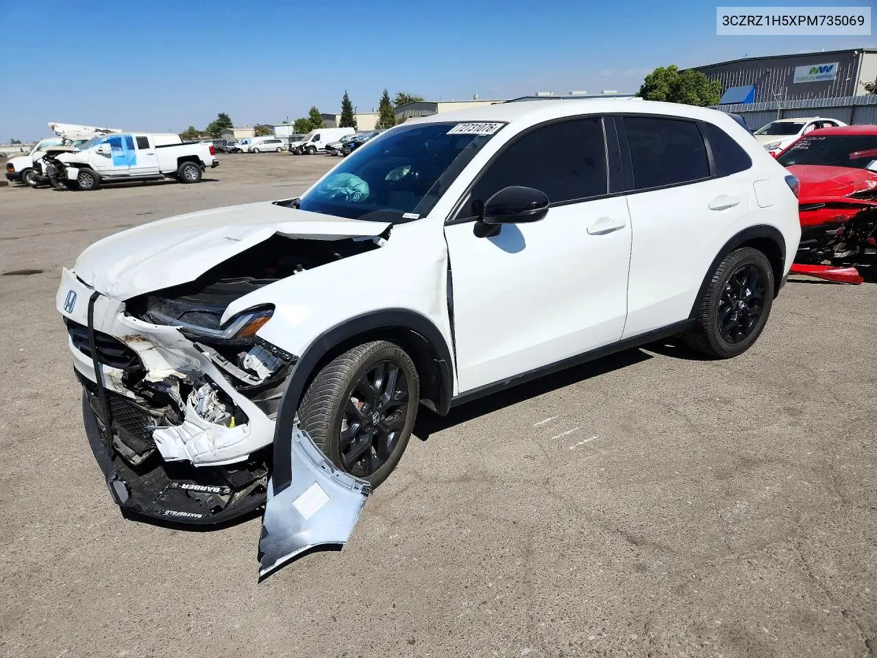 HONDA HR-V 2023, VIN 3CZRZ1H5XPM735069