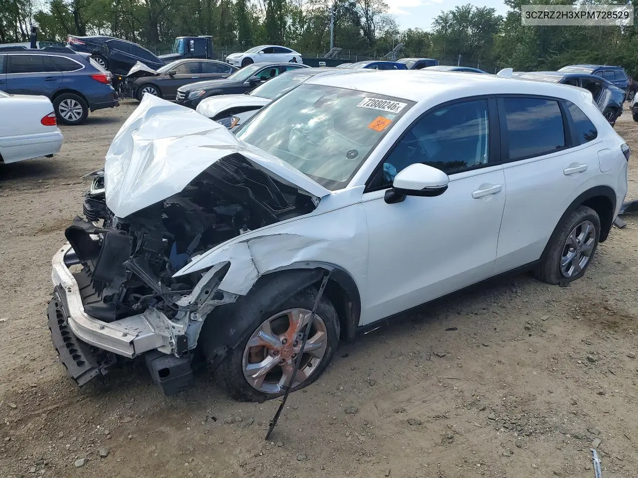 HONDA HR-V 2023, VIN 3CZRZ2H3XPM728529