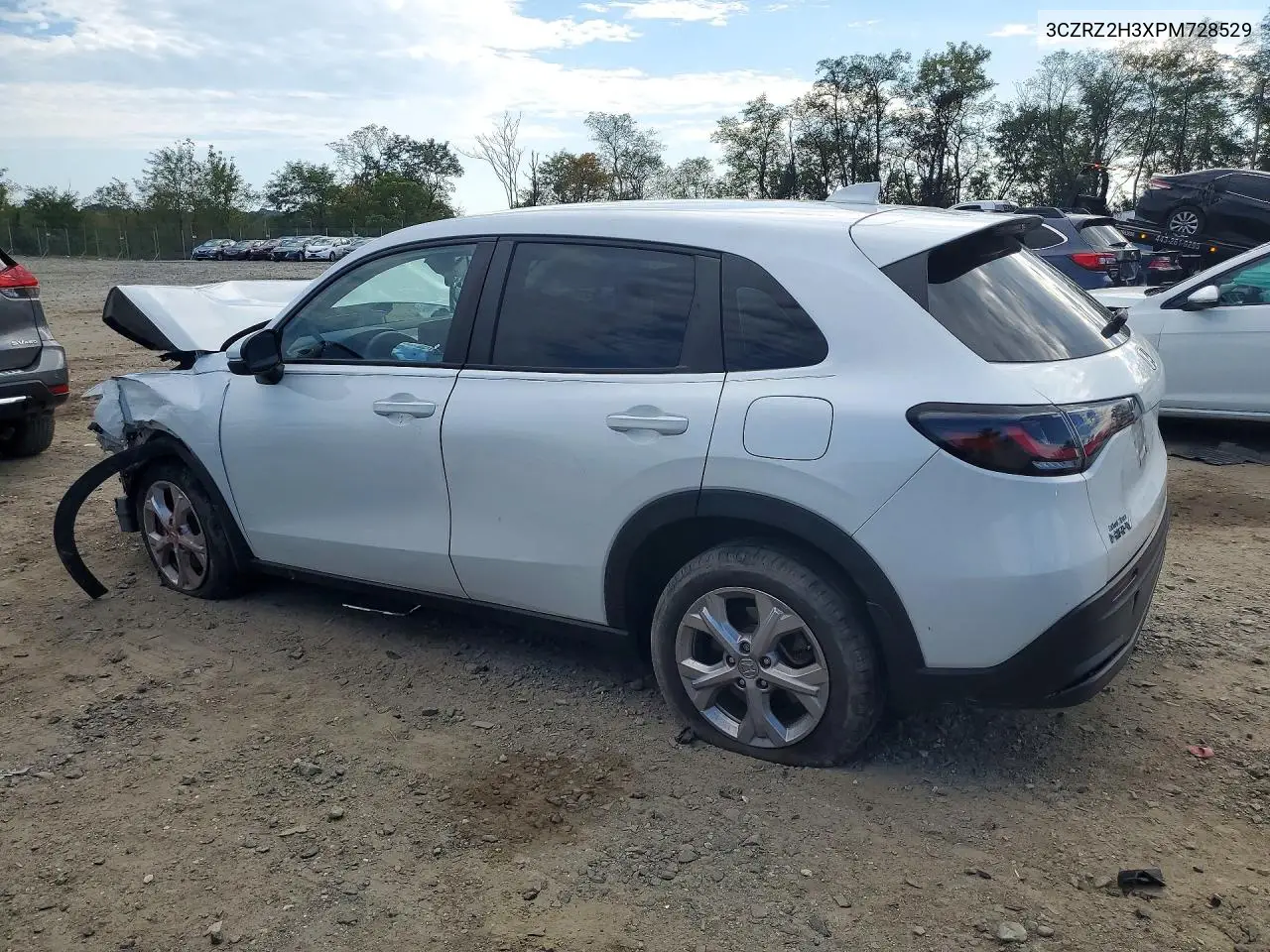 2023 HONDA HR-V VIN 3CZRZ2H3XPM728529 — фото 2