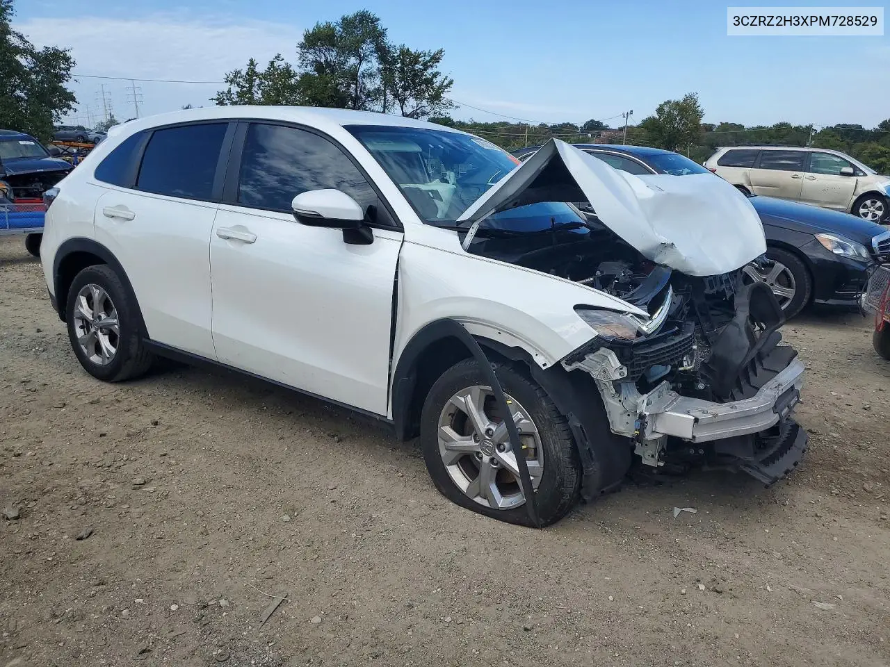 2023 HONDA HR-V VIN 3CZRZ2H3XPM728529 — фото 4