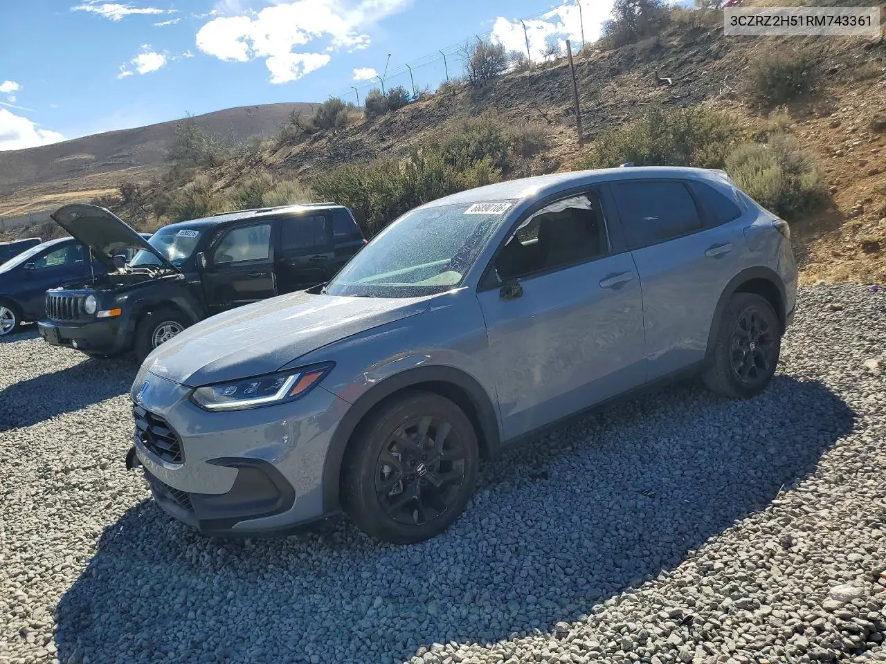 HONDA HR-V 2024, VIN 3CZRZ2H51RM743361