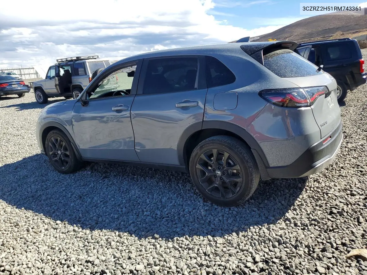 2024 HONDA HR-V VIN 3CZRZ2H51RM743361 — фото 2