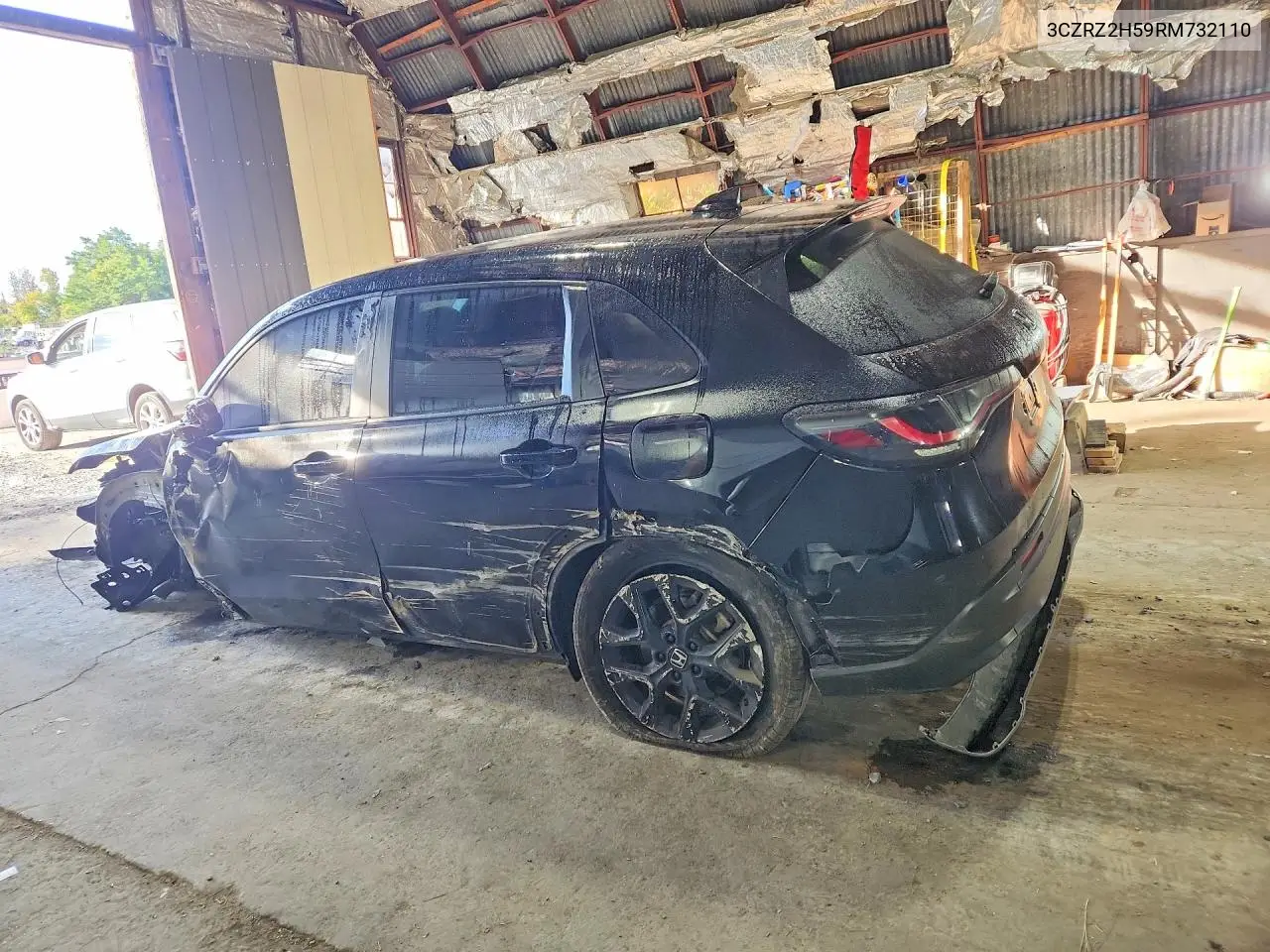 2024 HONDA HR-V VIN 3CZRZ2H59RM732110 — фото 2