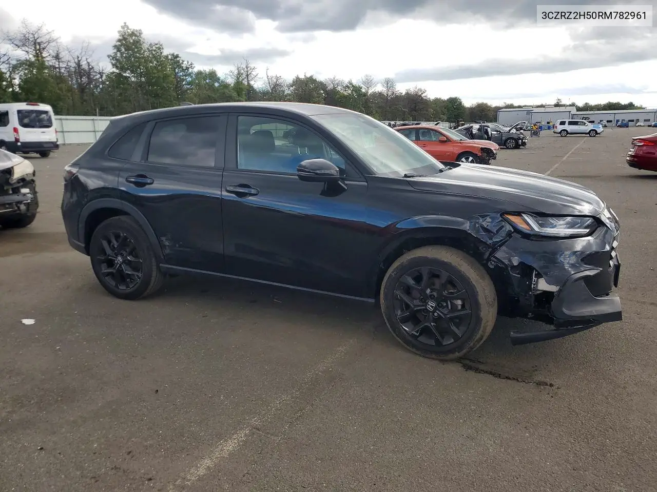2024 HONDA HR-V VIN 3CZRZ2H50RM782961 — фото 4