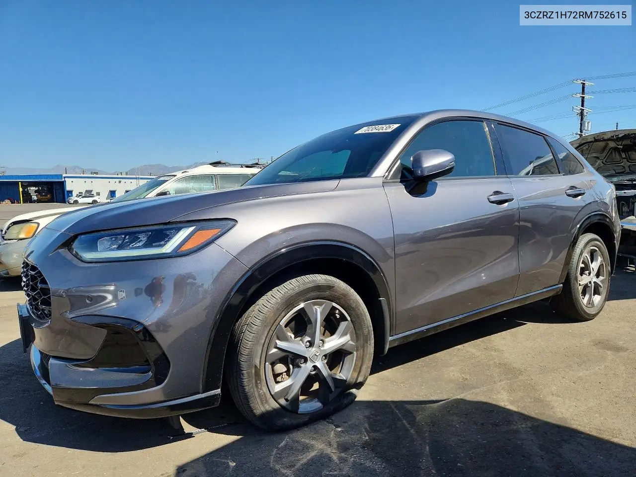 HONDA HR-V 2024, VIN 3CZRZ1H72RM752615
