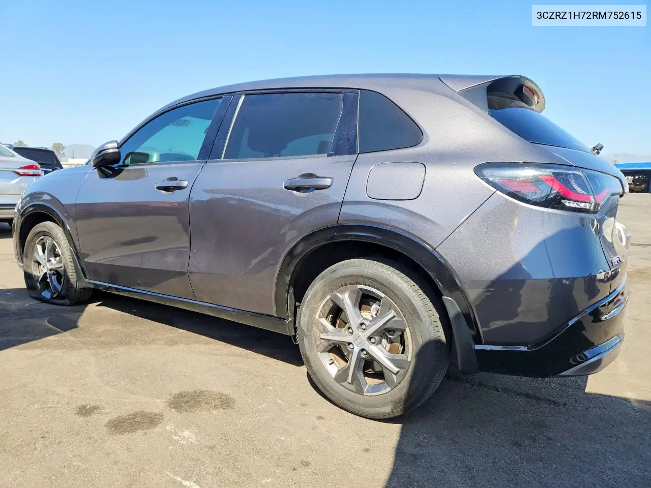 2024 HONDA HR-V VIN 3CZRZ1H72RM752615 — фото 2