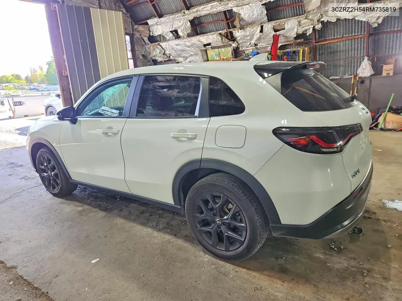 2024 HONDA HR-V VIN 3CZRZ2H54RM735819 — фото 2