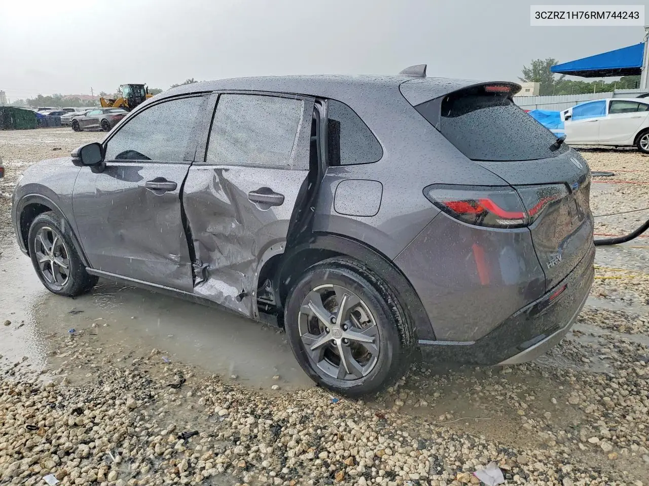 2024 HONDA HR-V VIN 3CZRZ1H76RM744243 — фото 2