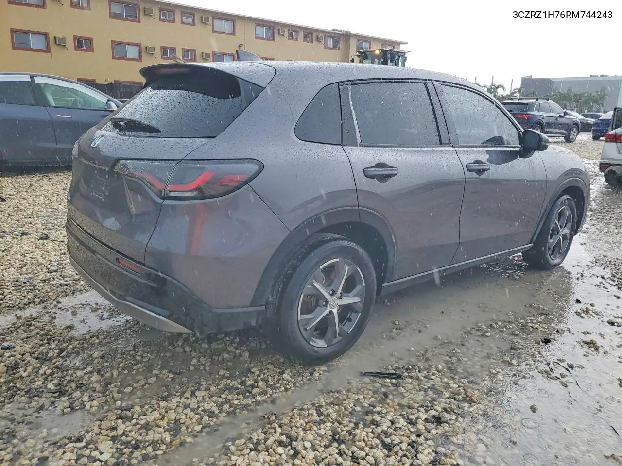 2024 HONDA HR-V VIN 3CZRZ1H76RM744243 — фото 3
