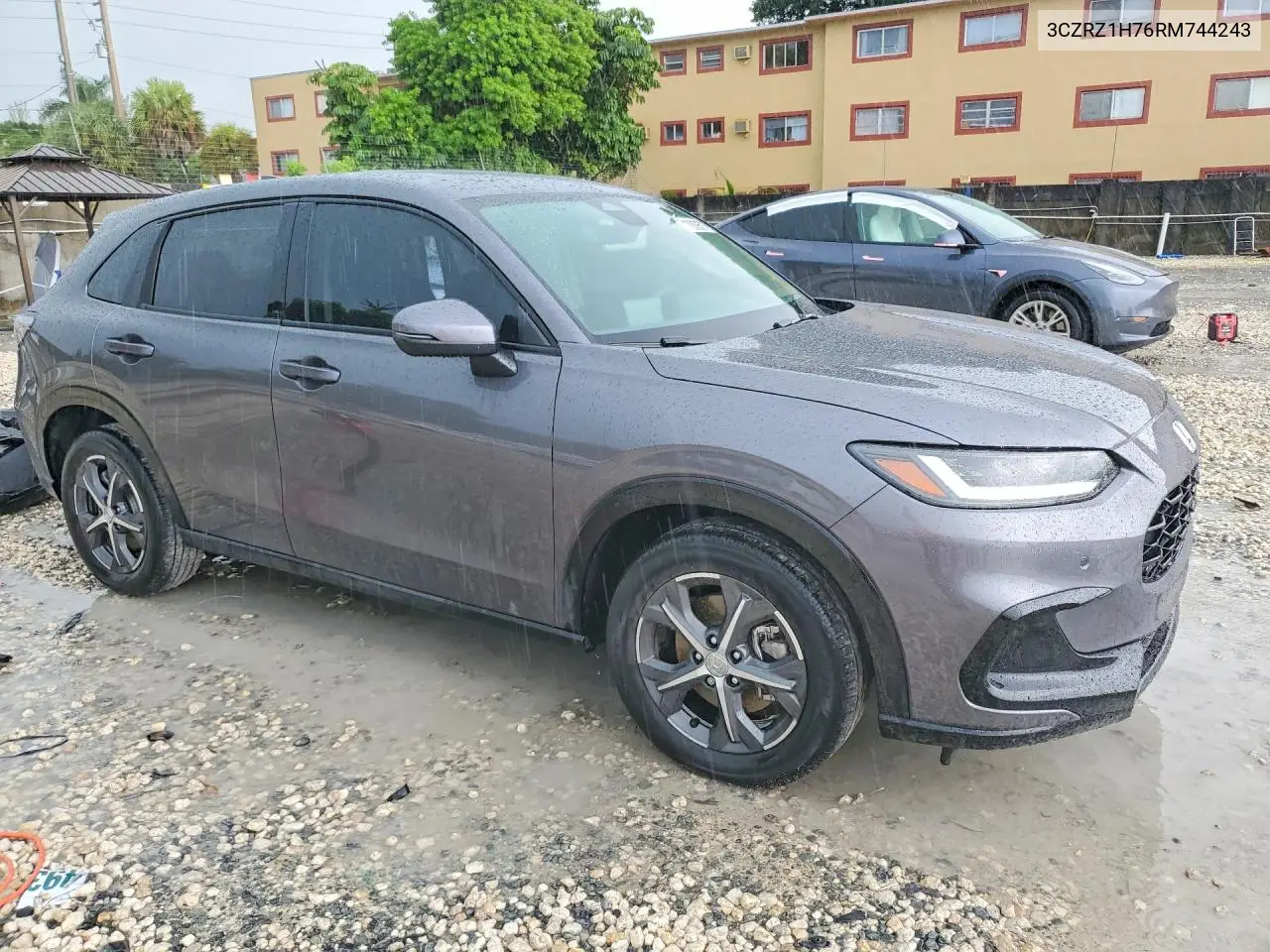 2024 HONDA HR-V VIN 3CZRZ1H76RM744243 — фото 4