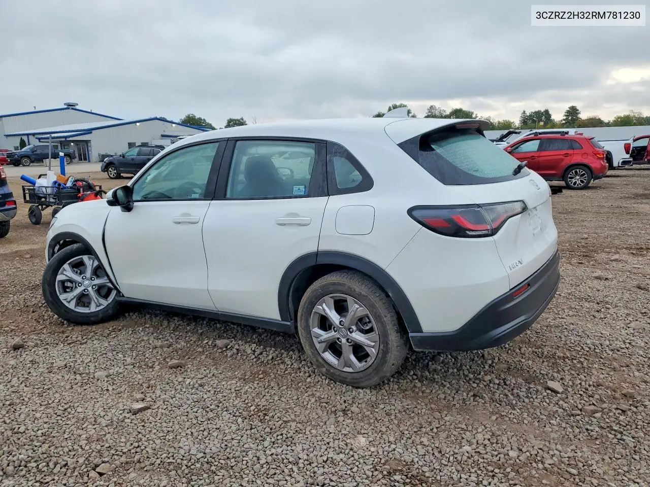 2024 HONDA HR-V VIN 3CZRZ2H32RM781230 — фото 2