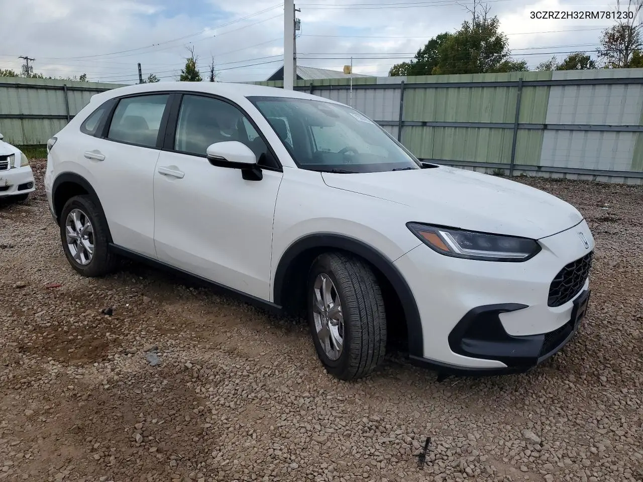 2024 HONDA HR-V VIN 3CZRZ2H32RM781230 — фото 4
