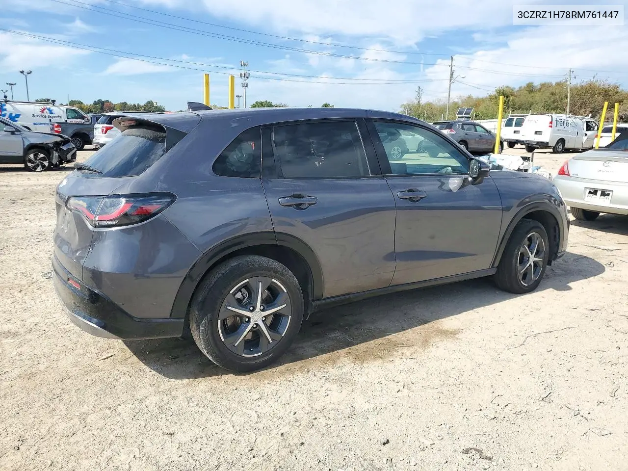 2024 HONDA HR-V VIN 3CZRZ1H78RM761447 — фото 3