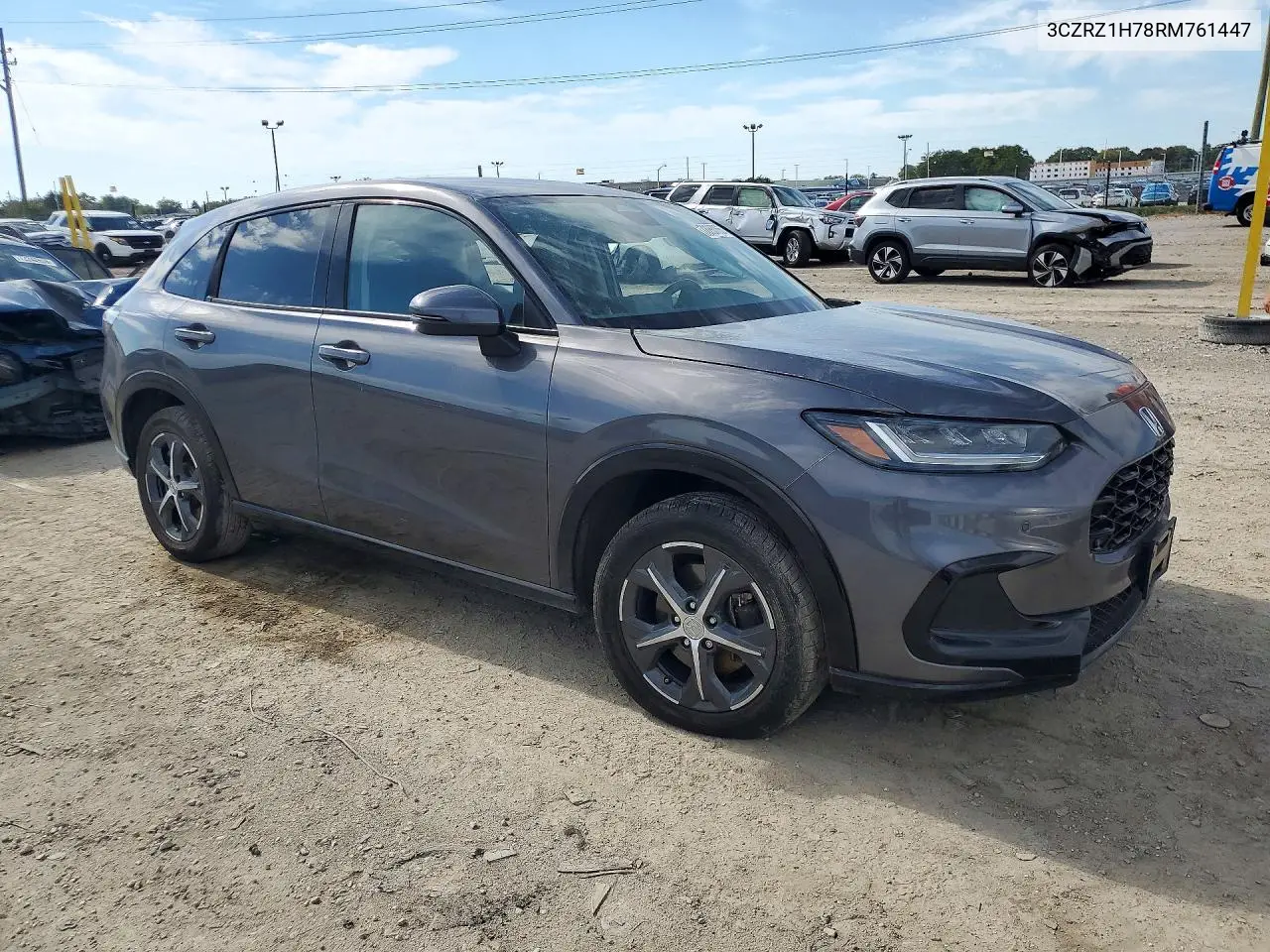 2024 HONDA HR-V VIN 3CZRZ1H78RM761447 — фото 4