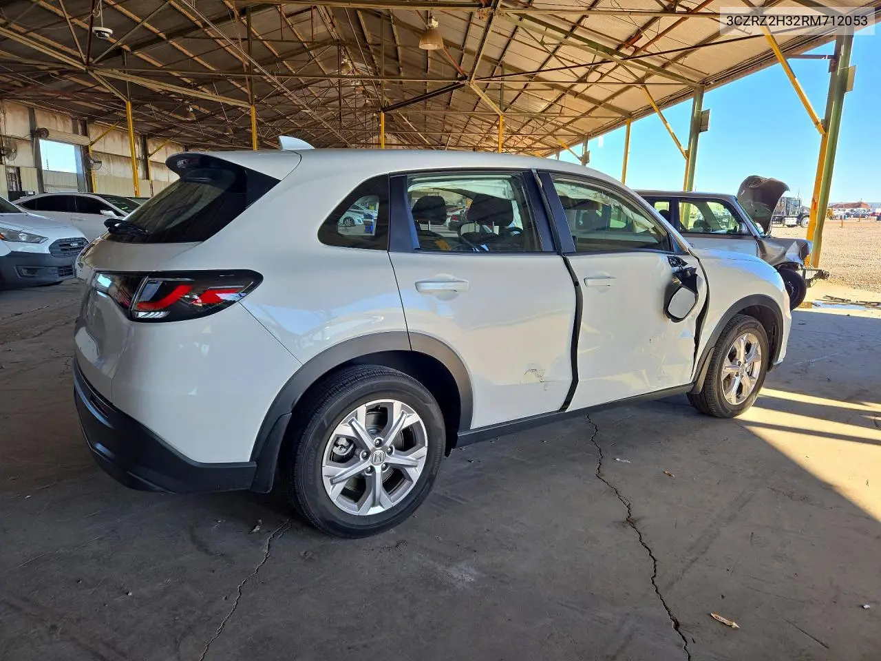 2024 HONDA HR-V VIN 3CZRZ2H32RM712053 — фото 3