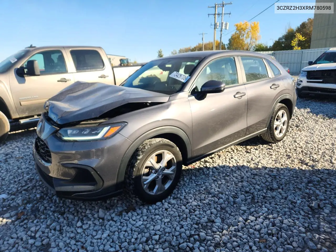 HONDA HR-V 2024, VIN 3CZRZ2H3XRM780598