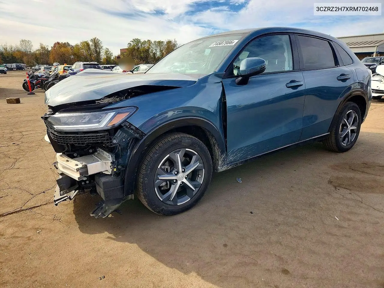 HONDA HR-V 2024, VIN 3CZRZ2H7XRM702468