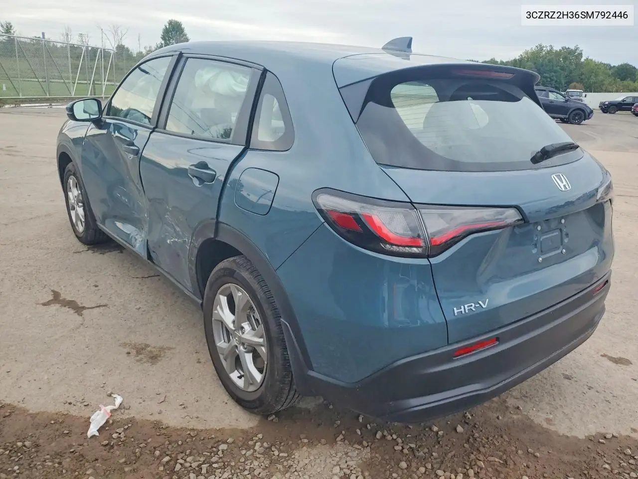 2025 HONDA HR-V VIN 3CZRZ2H36SM792446 — фото 2