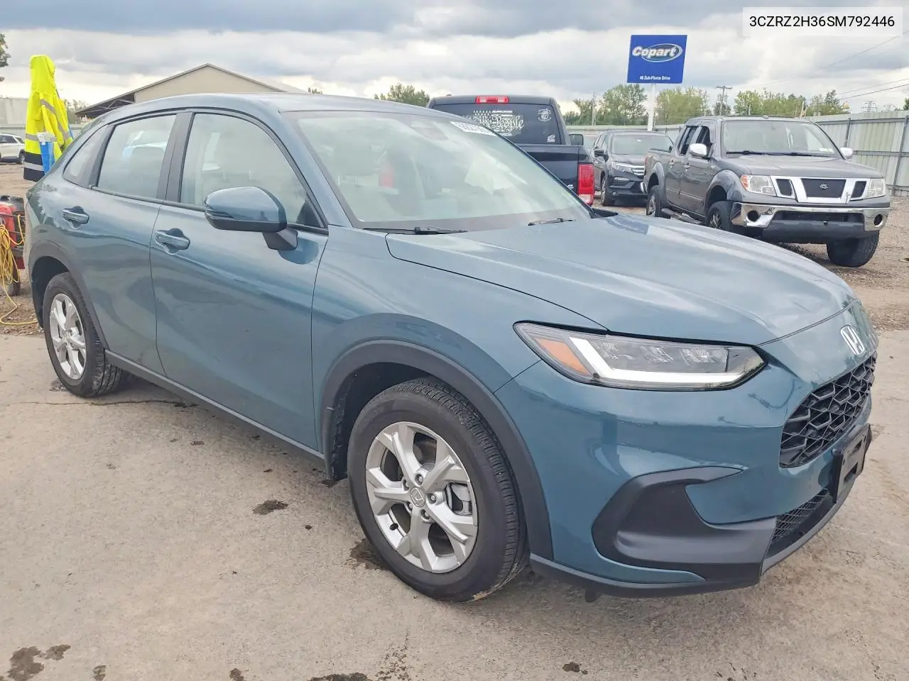 2025 HONDA HR-V VIN 3CZRZ2H36SM792446 — фото 4