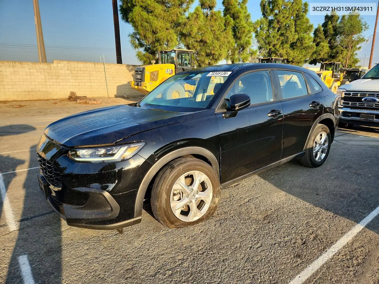HONDA HR-V 2025, VIN 3CZRZ1H31SM743911