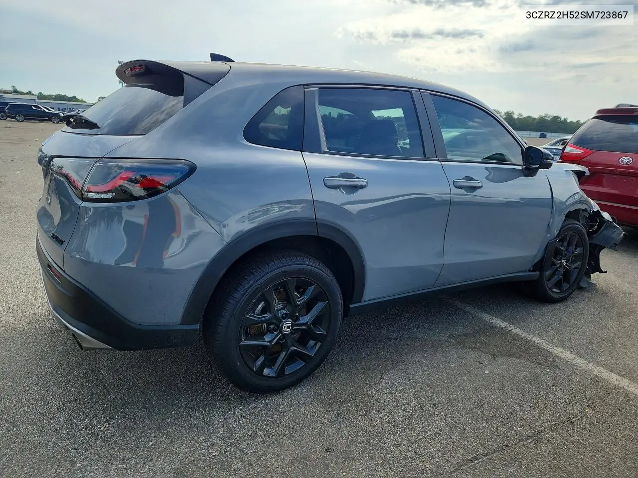 2025 HONDA HR-V VIN 3CZRZ2H52SM723867 — фото 3