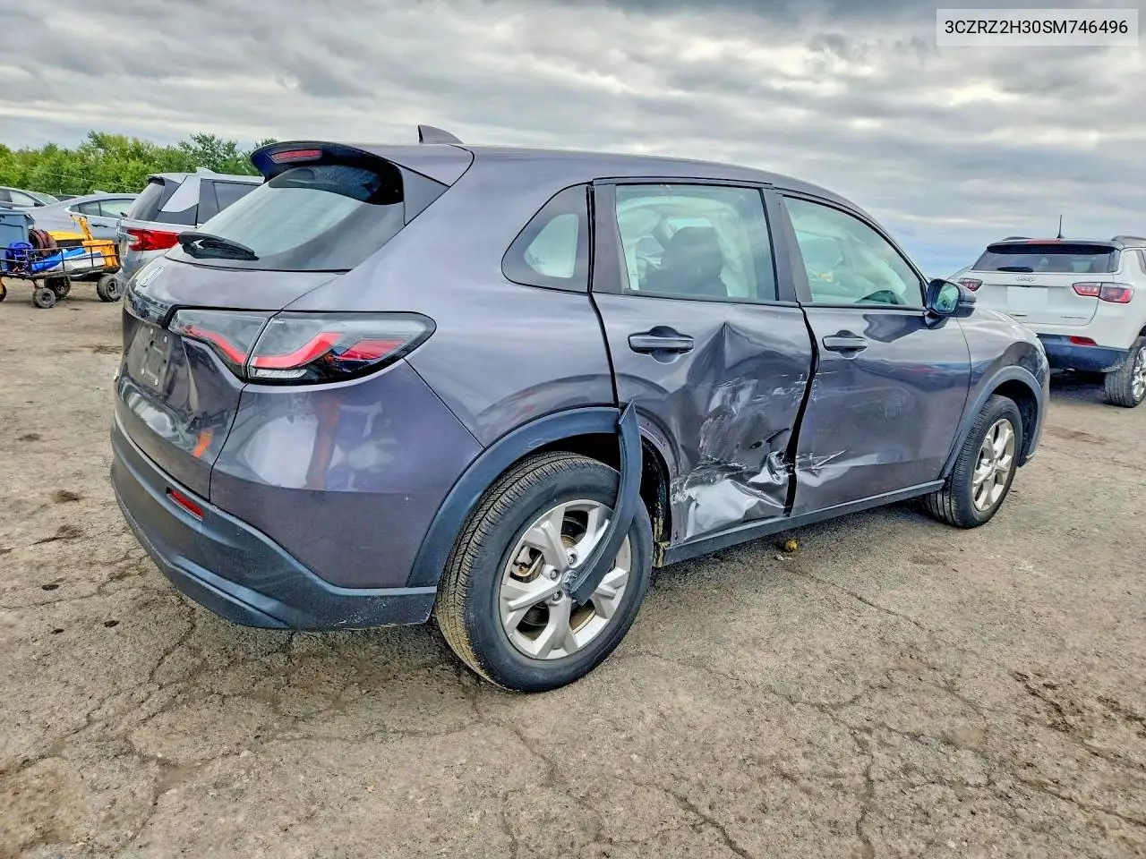 2025 HONDA HR-V VIN 3CZRZ2H30SM746496 — фото 3