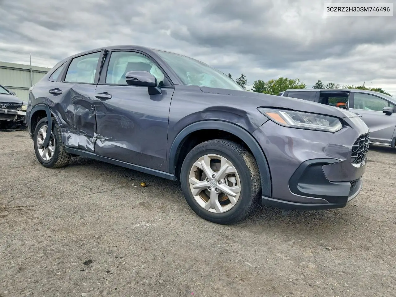 2025 HONDA HR-V VIN 3CZRZ2H30SM746496 — фото 4