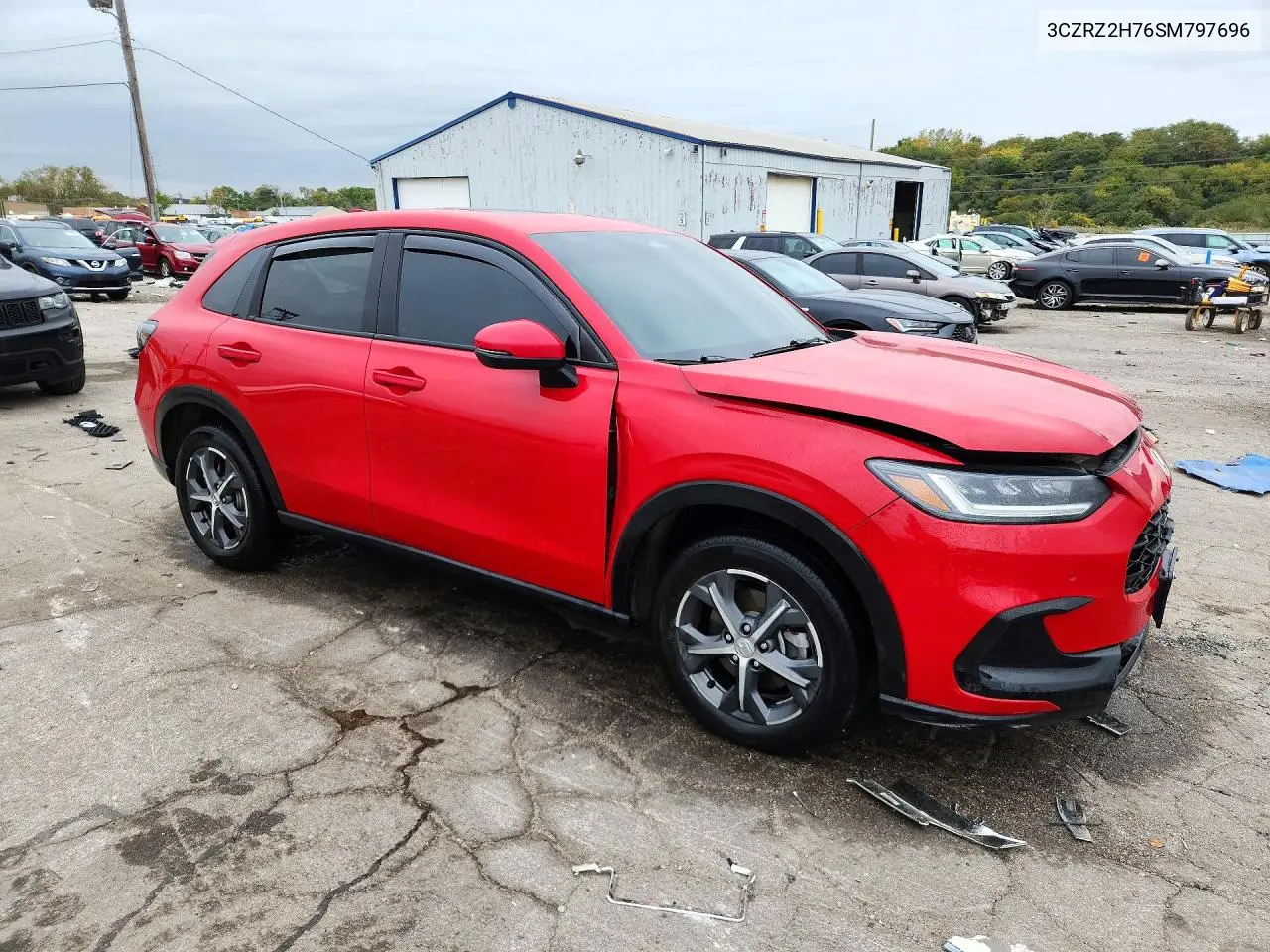 2025 HONDA HR-V VIN 3CZRZ2H76SM797696 — фото 4