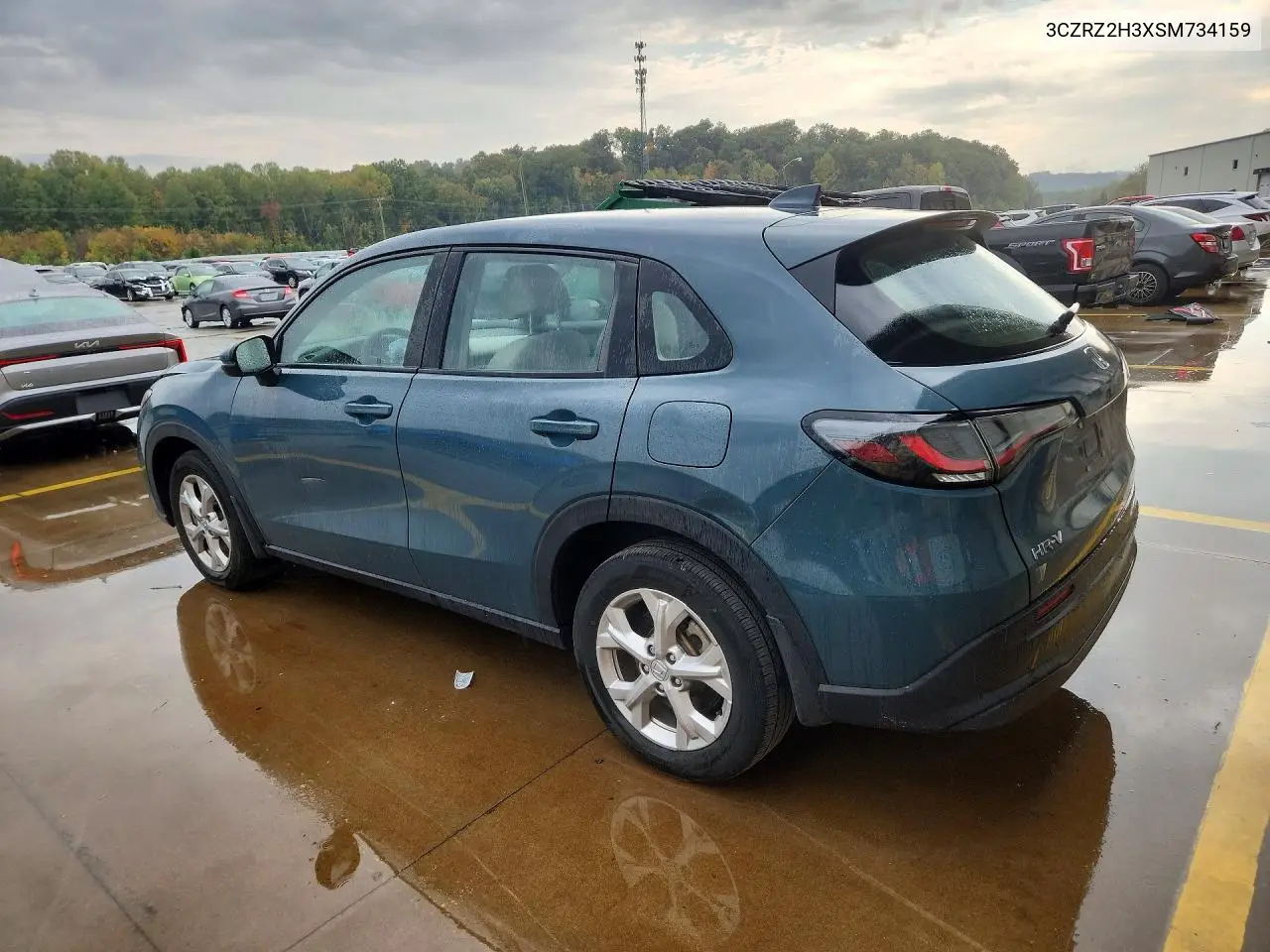 2025 HONDA HR-V VIN 3CZRZ2H3XSM734159 — фото 2