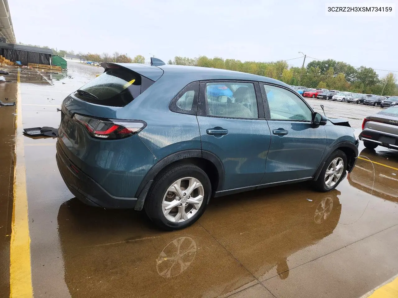 2025 HONDA HR-V VIN 3CZRZ2H3XSM734159 — фото 3