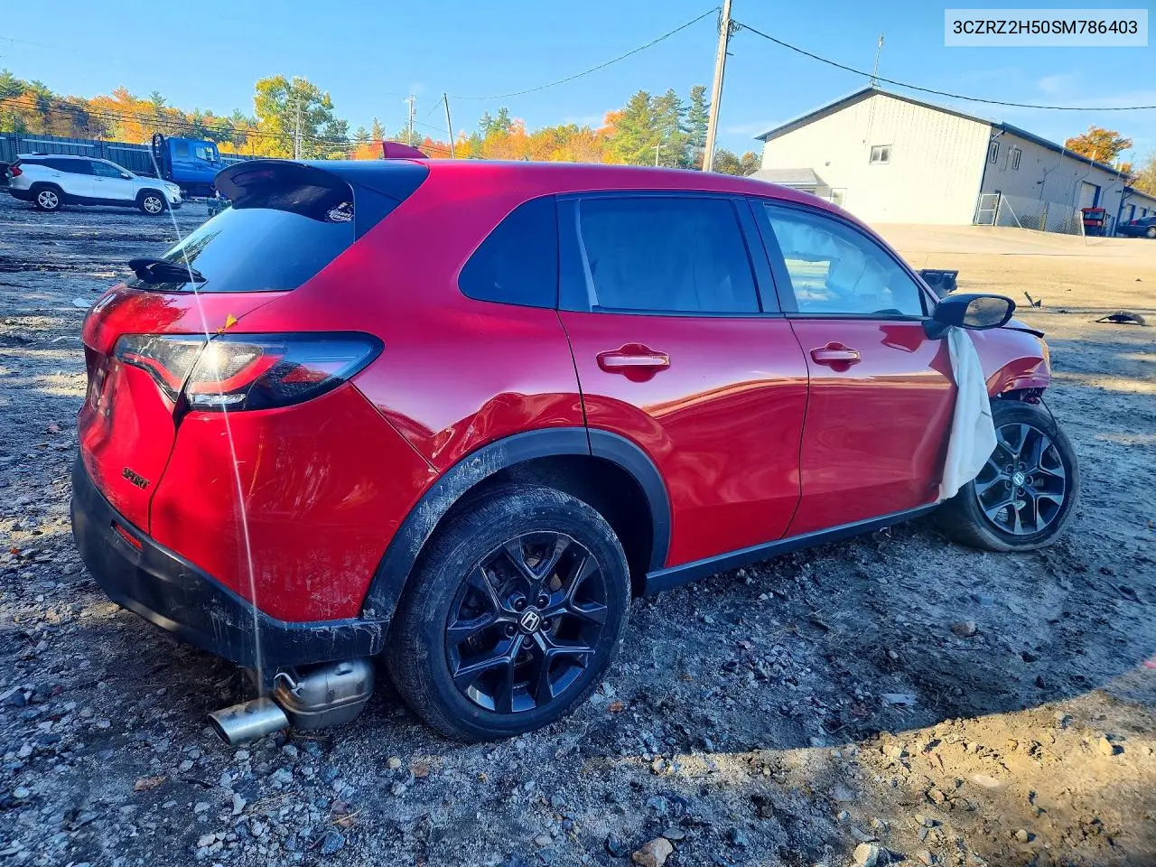 2025 HONDA HR-V VIN 3CZRZ2H50SM786403 — фото 3