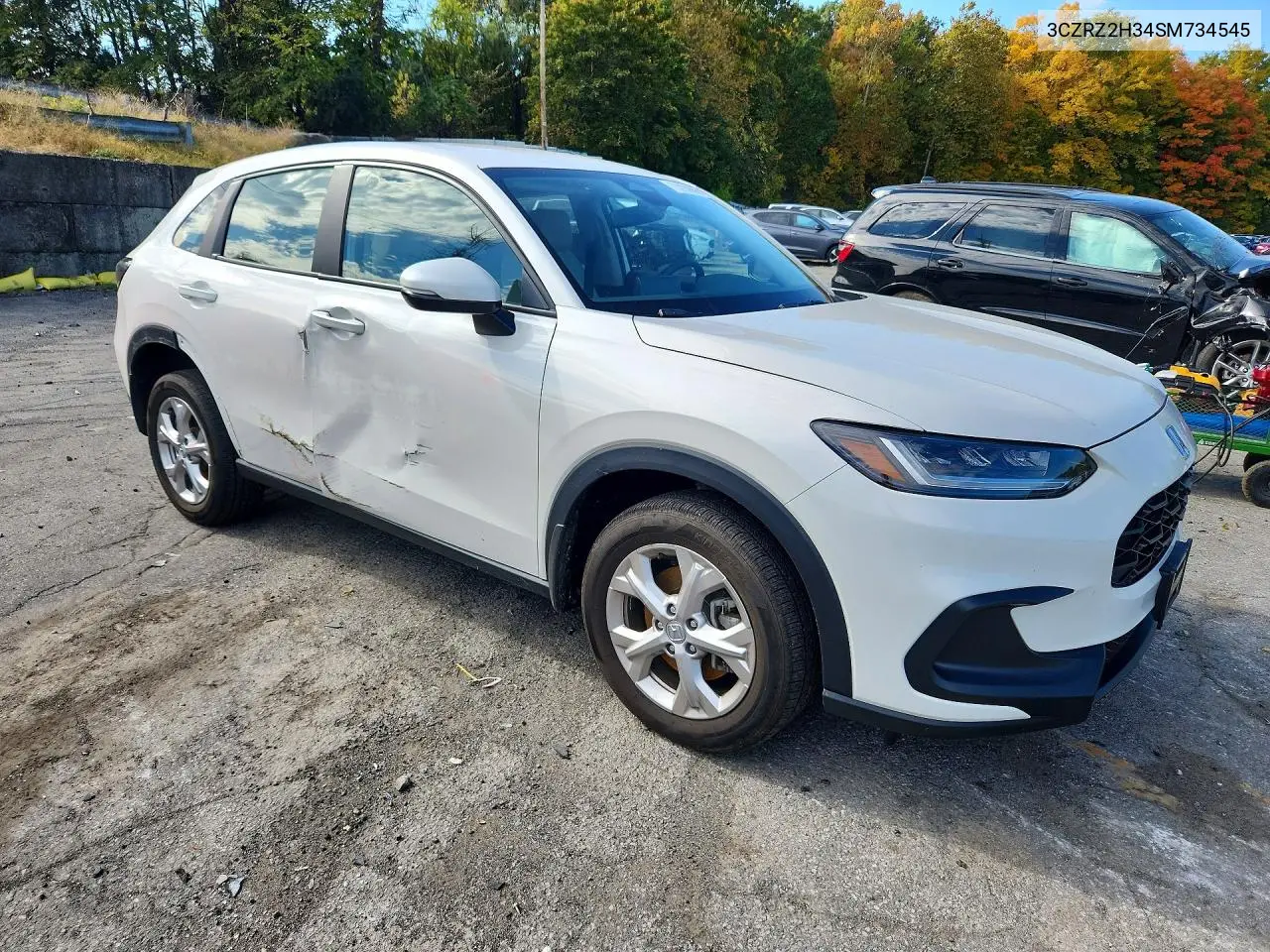 2025 HONDA HR-V VIN 3CZRZ2H34SM734545 — фото 4