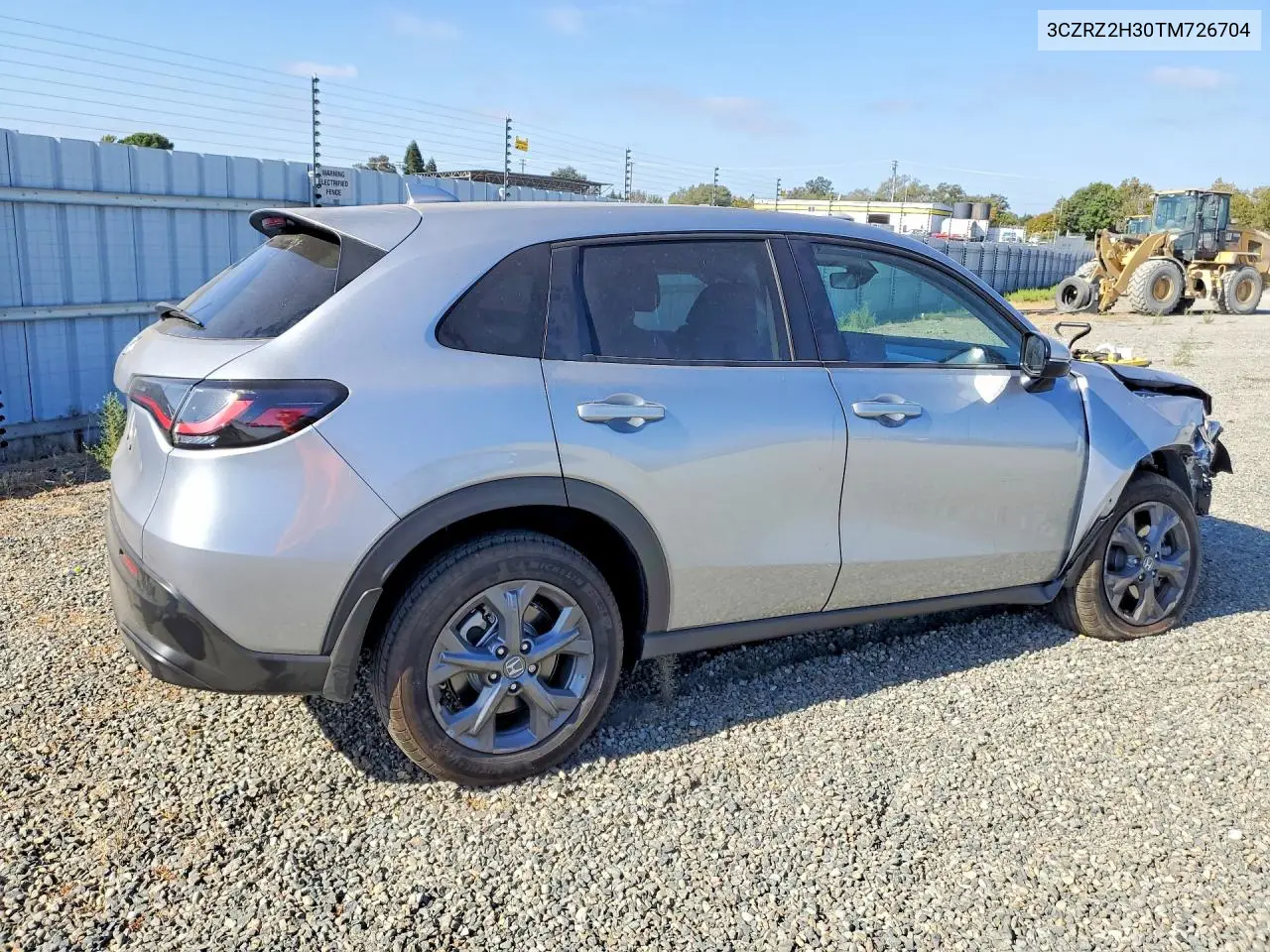 2026 HONDA HR-V VIN 3CZRZ2H30TM726704 — фото 3