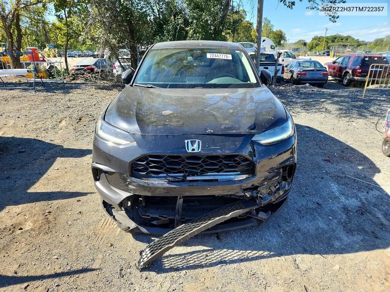2026 HONDA HR-V VIN 3CZRZ2H37TM722357 — фото 5