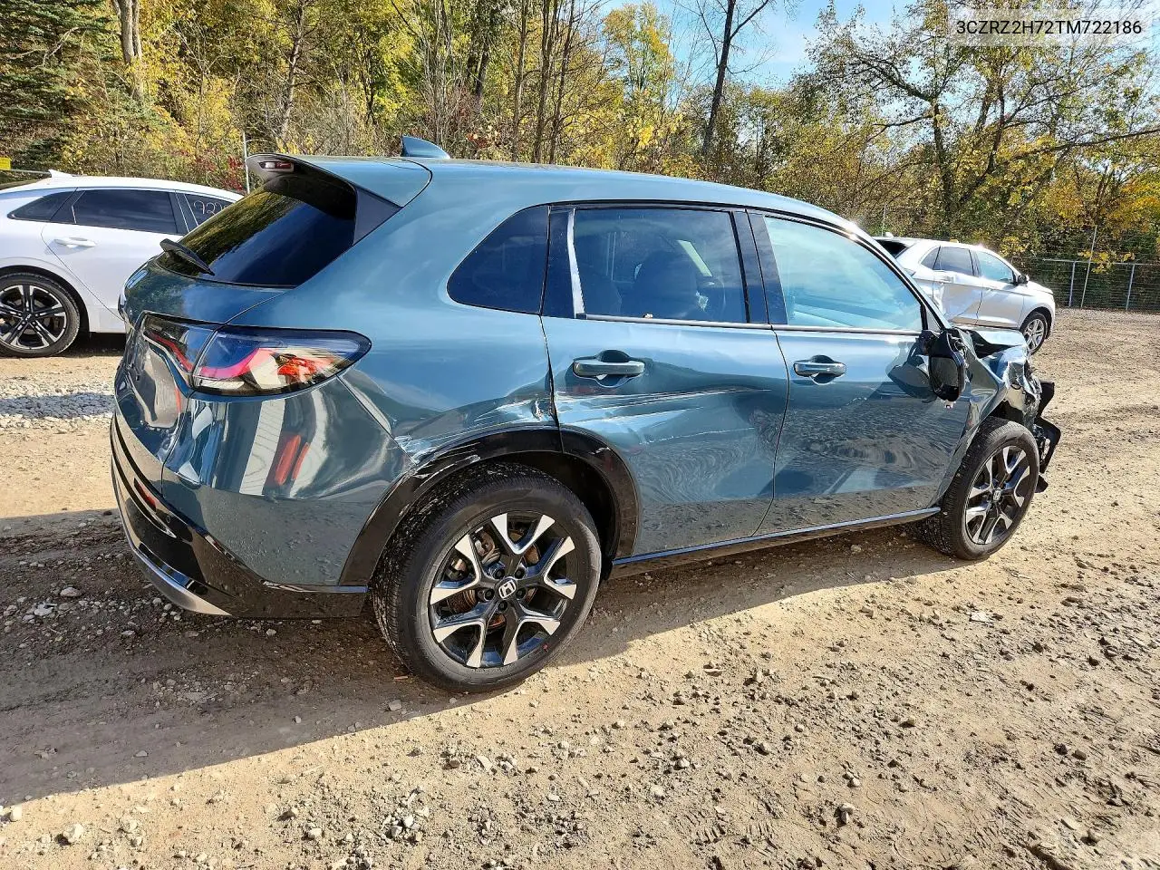 2026 HONDA HR-V VIN 3CZRZ2H72TM722186 — фото 3