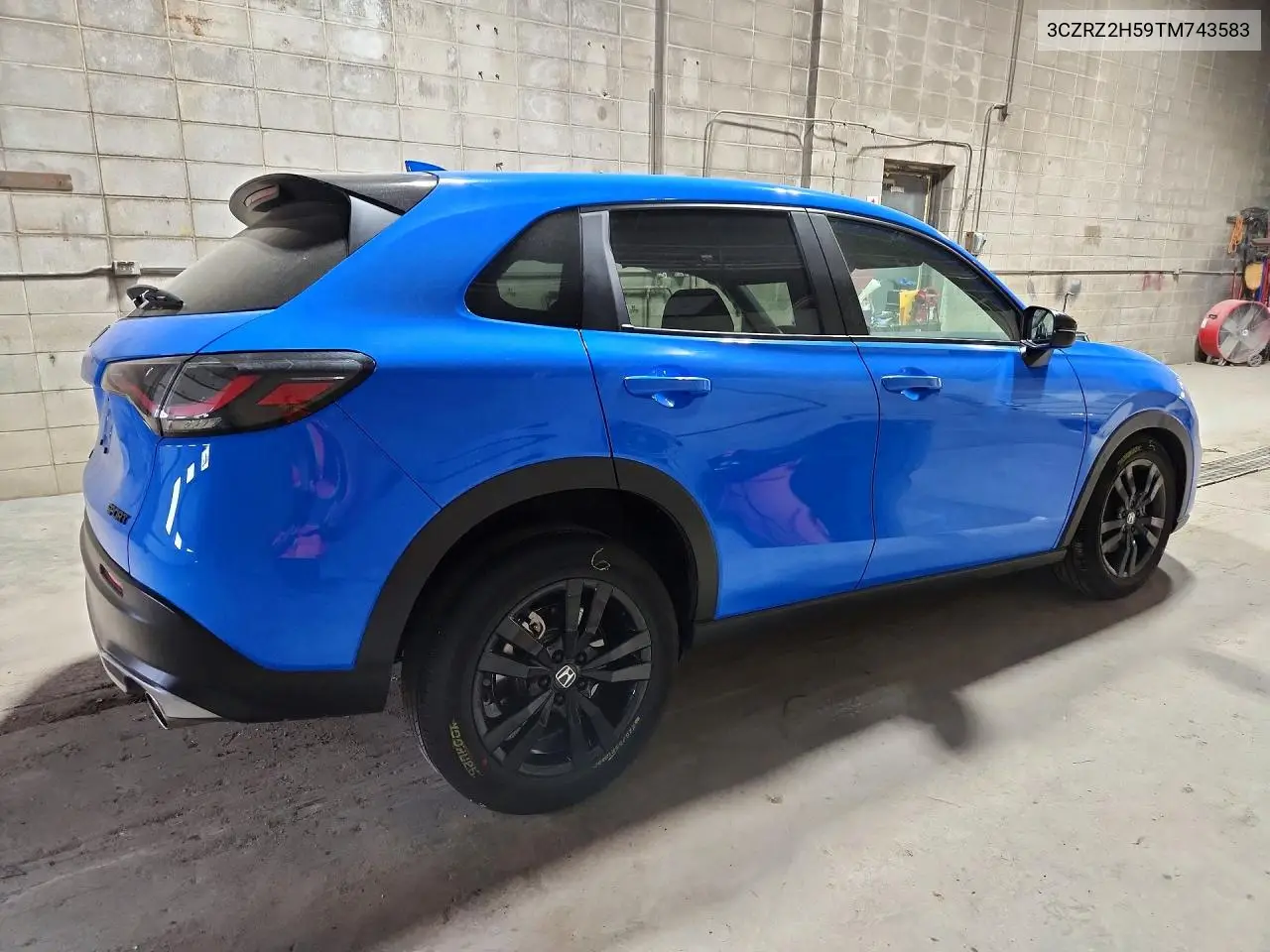 2026 HONDA HR-V VIN 3CZRZ2H59TM743583 — фото 3
