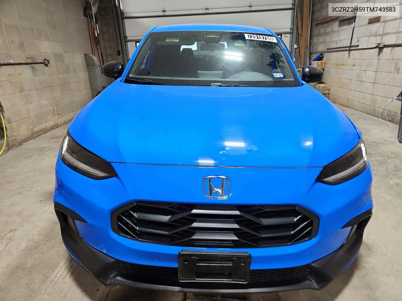 2026 HONDA HR-V VIN 3CZRZ2H59TM743583 — фото 5