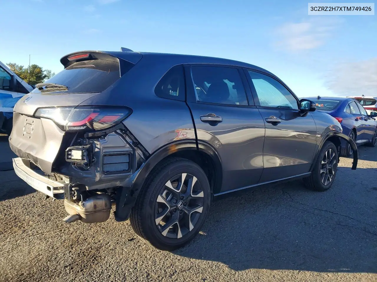2026 HONDA HR-V VIN 3CZRZ2H7XTM749426 — фото 3