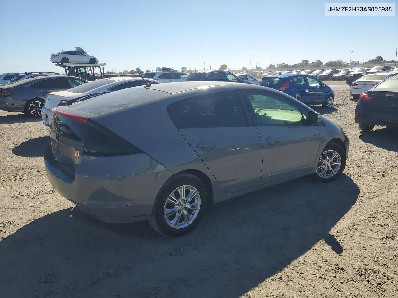 2010 HONDA INSIGHT VIN JHMZE2H73AS025985 — фото 3