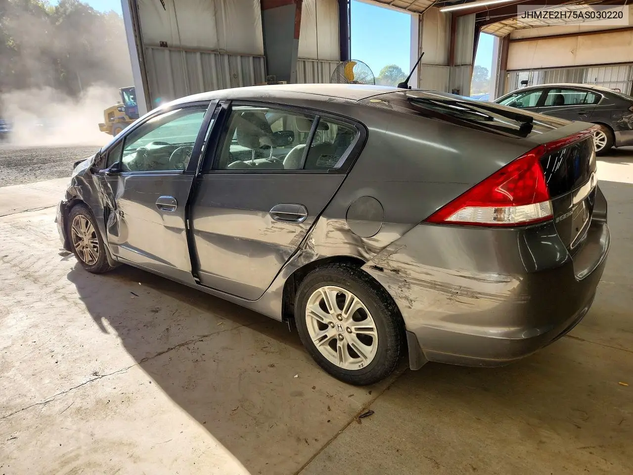 2010 HONDA INSIGHT VIN JHMZE2H75AS030220 — фото 2