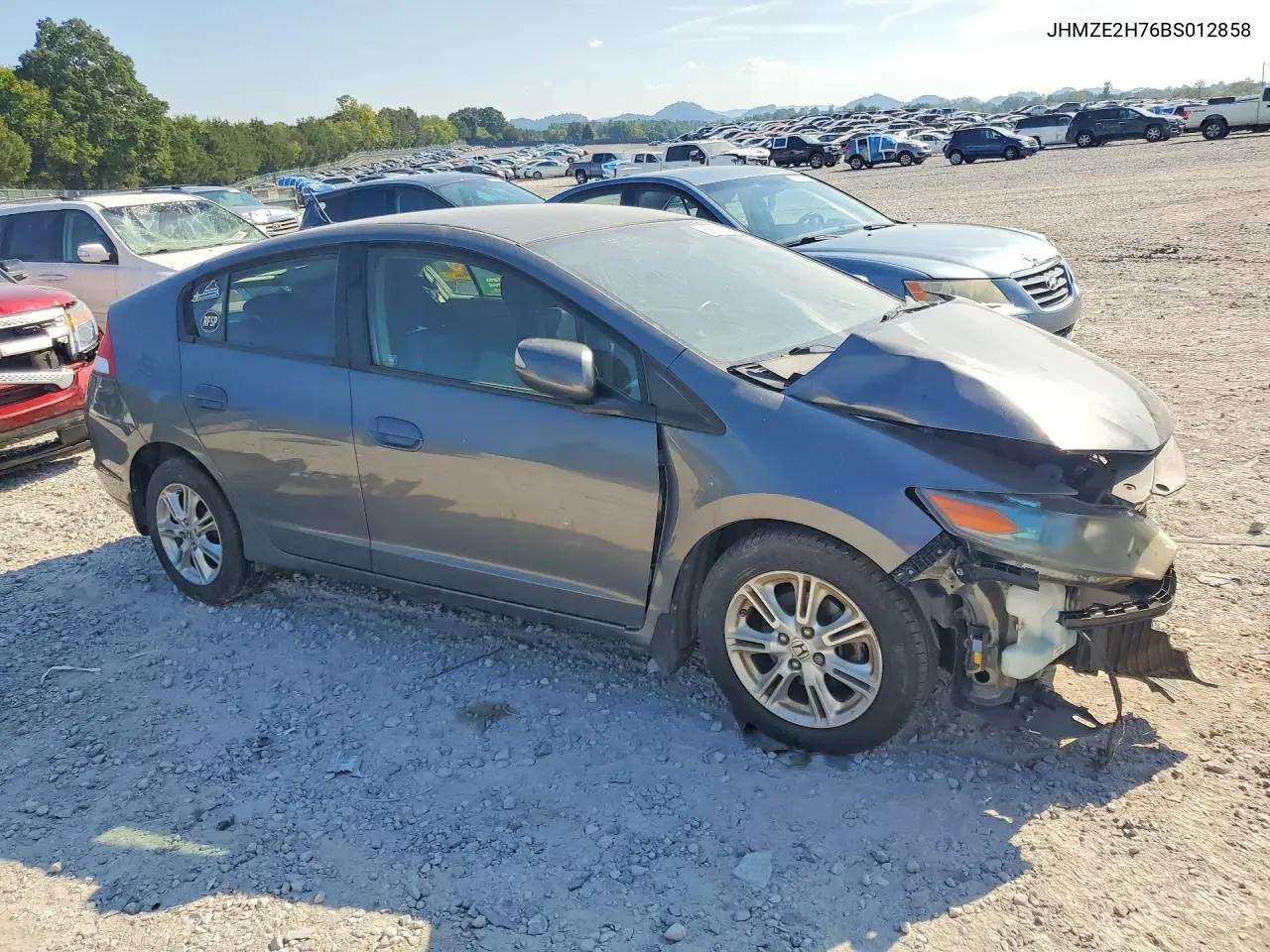 2011 HONDA INSIGHT VIN JHMZE2H76BS012858 — фото 4