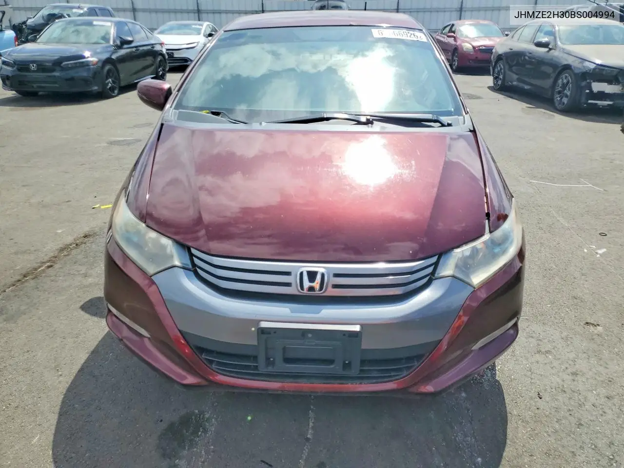 2011 HONDA INSIGHT VIN JHMZE2H30BS004994 — фото 5